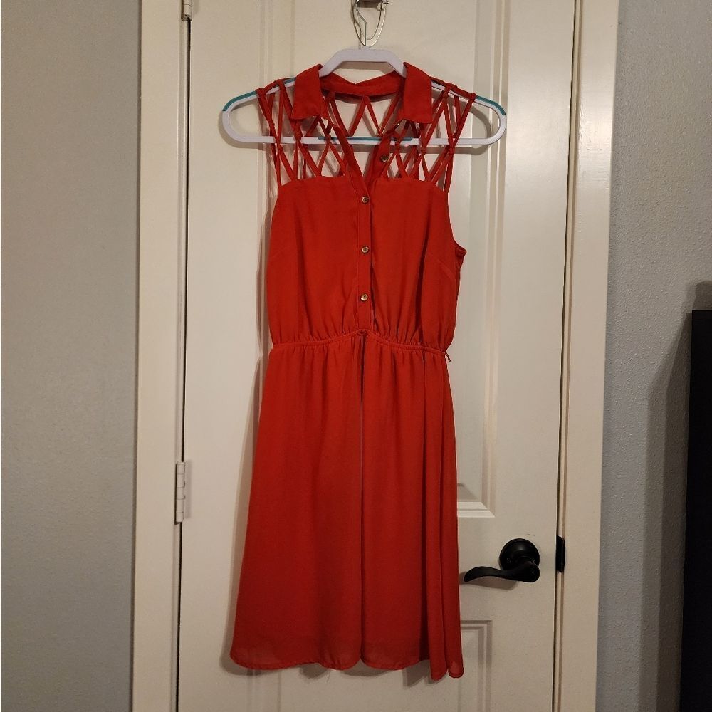 Charlotte Russe Red Dress - Picture 1 of 5